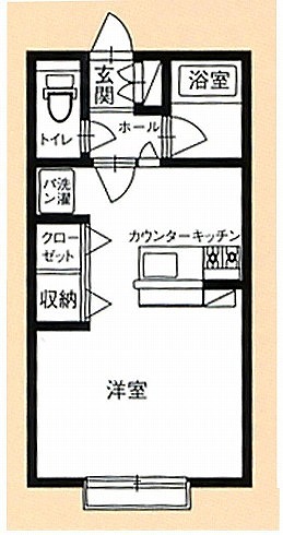 ＤＩタウン末広Ｇ棟の間取り