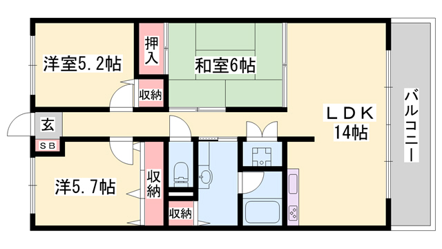 シルトクレーテ青山の間取り