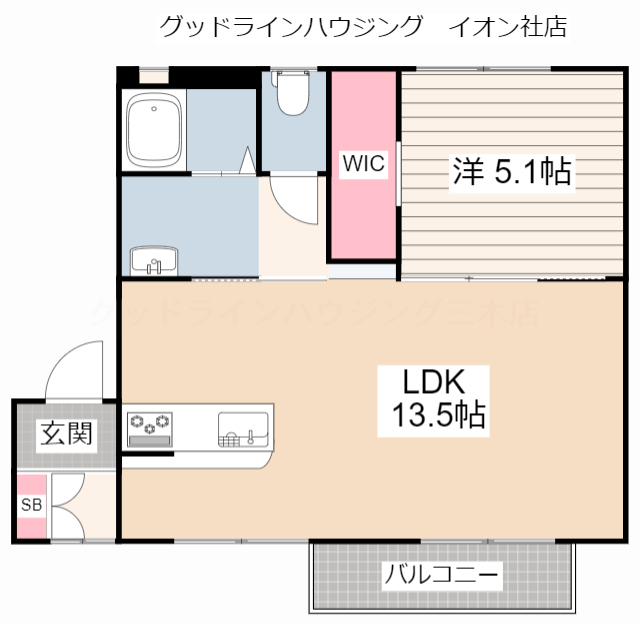 フォーレス　ひらつかの間取り