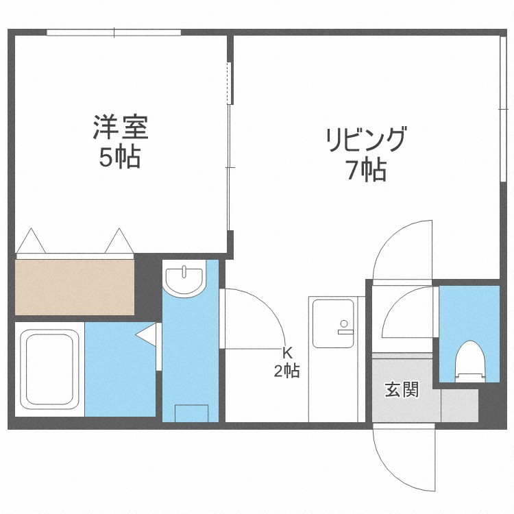 【プルメリア栄通の間取り】