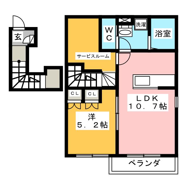 フォレストメゾン蔵子の間取り