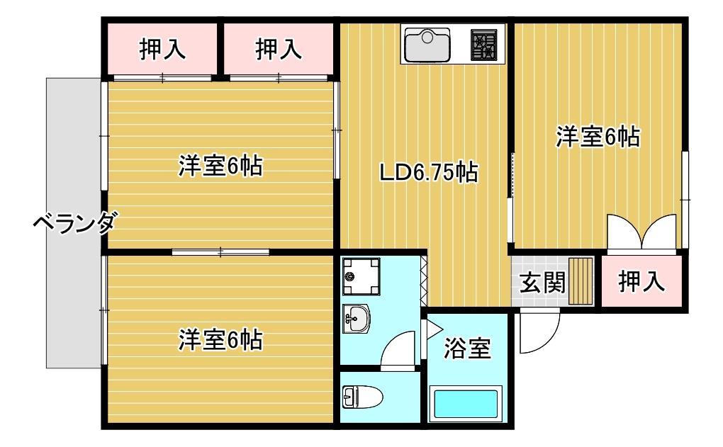 アラダムの間取り