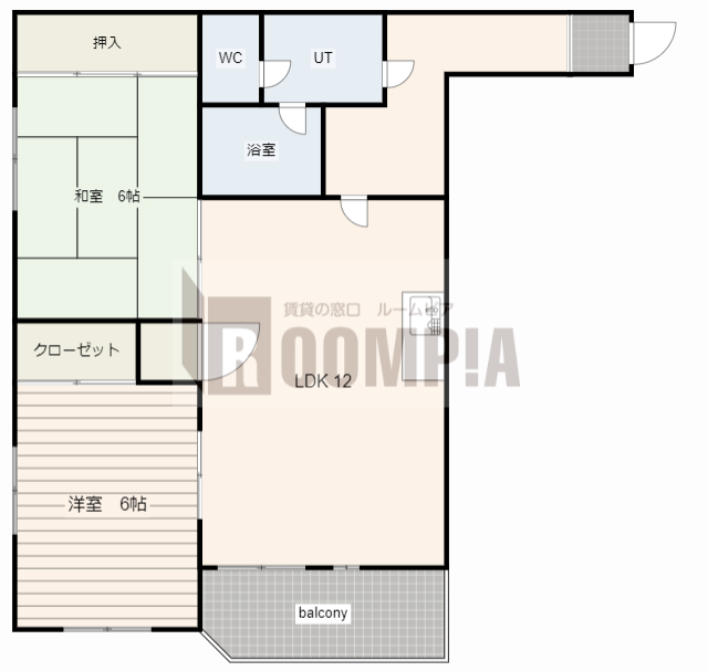 プリンセス高屋の間取り