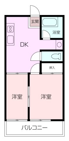 大谷マンションの間取り