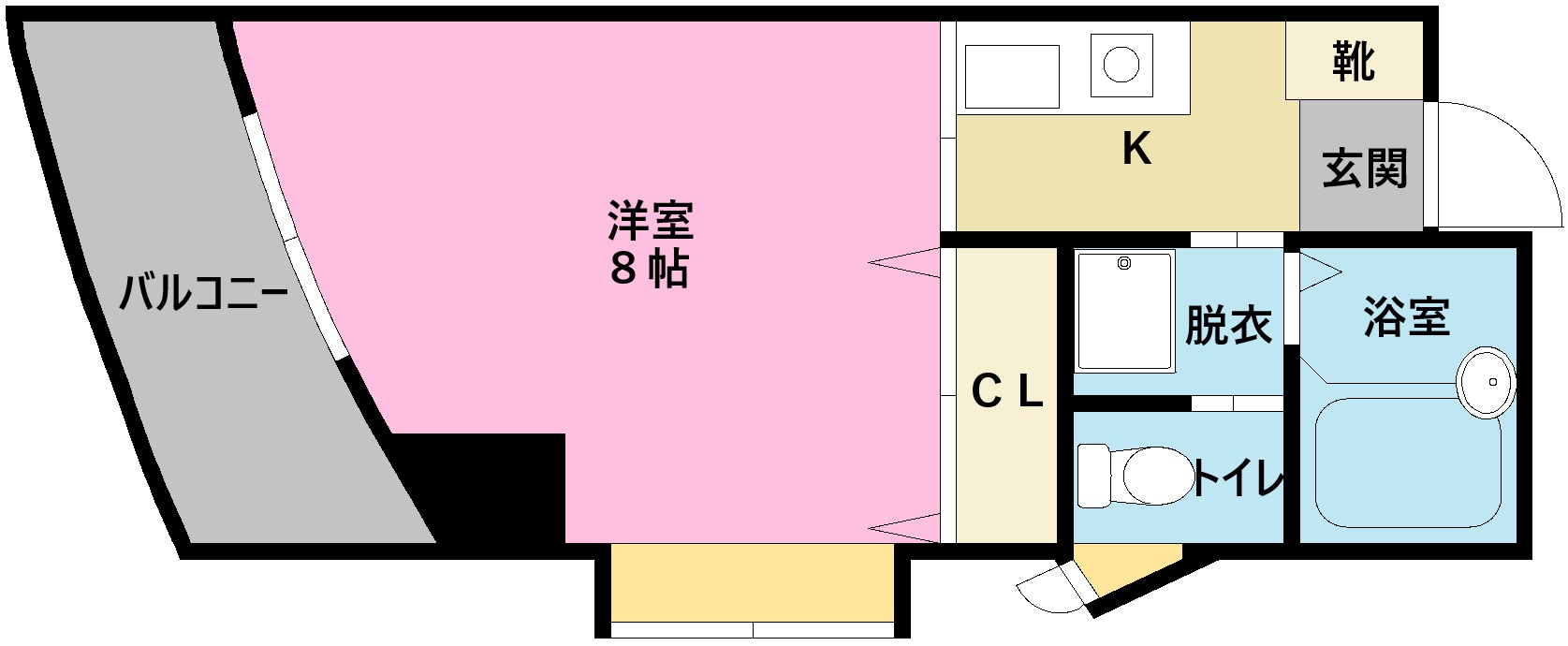 木材会館クラシカの間取り