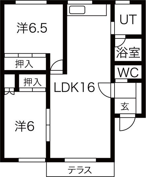 かぎろひの間取り