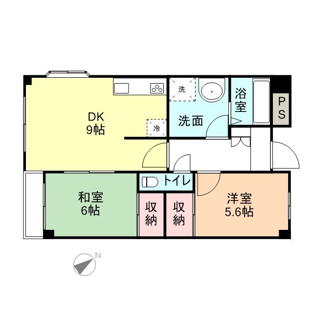 コーポラス新港の間取り