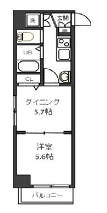 スパッジオ上野東の間取り