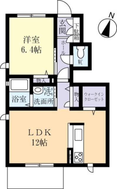 グランドール雅の間取り