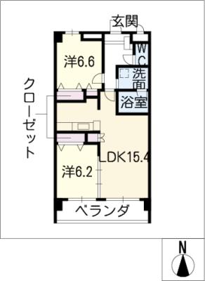 カーサ　メゾ　ピアノの間取り