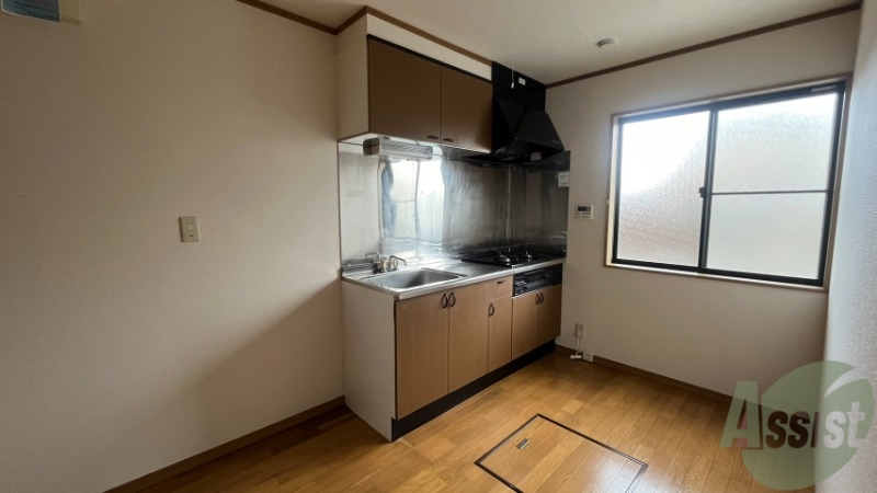 キッチン　キッチンです。２口コンロのシステムキッチンです。