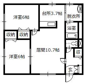 ＣＵＲＲＥＮＴ　ＶＩＬＬＡの間取り