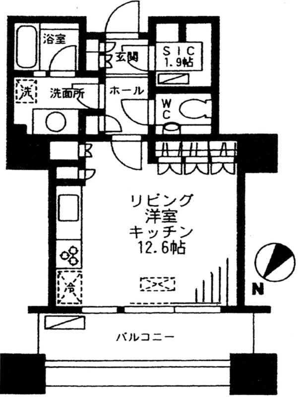 東京ツインパークス　ライトウイングの間取り