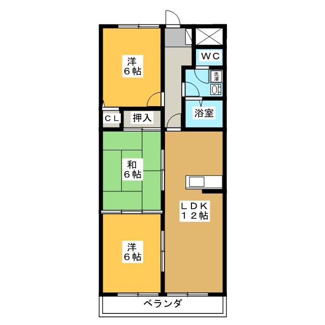 アーバンヒルズ前野の間取り