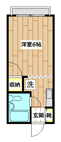 レオ新横浜B棟の間取り