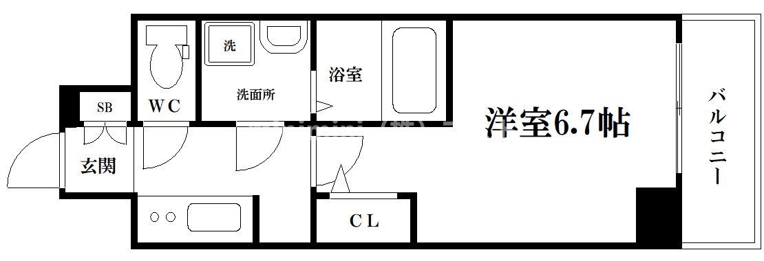 ファーストフィオーレ城北公園通の間取り