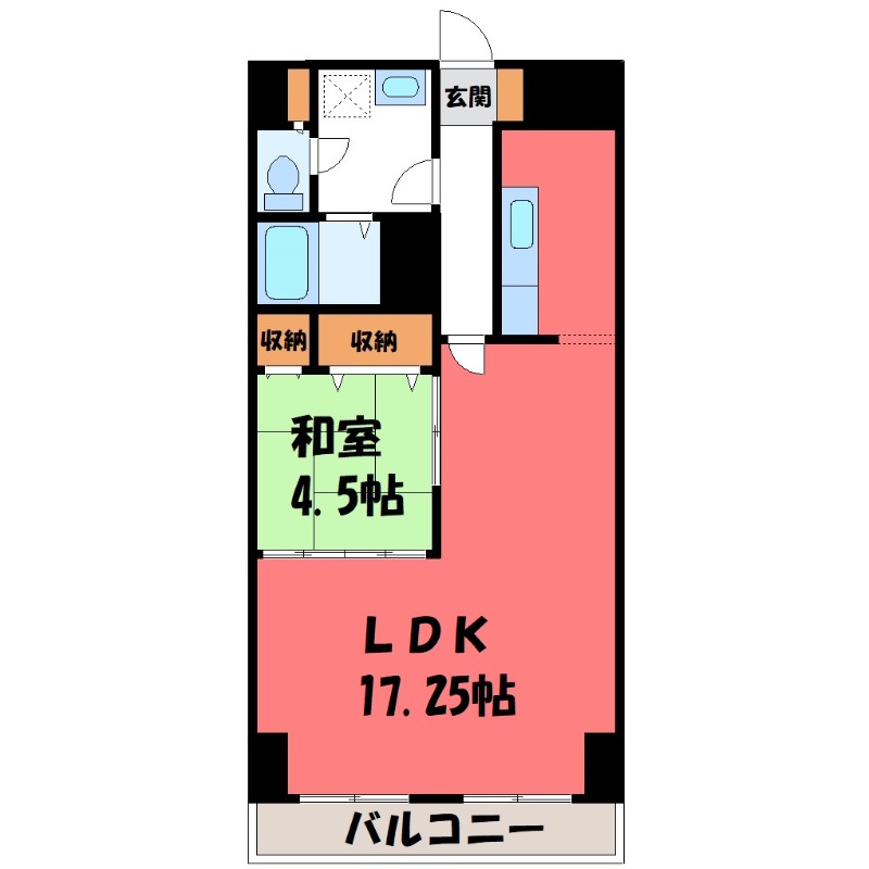 コーポルベーレ Iの間取り