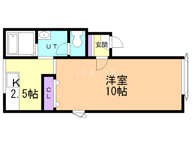 札幌市西区山の手五条のマンションの間取り