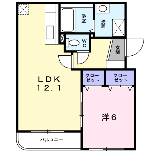 イーストサイドストリートの間取り