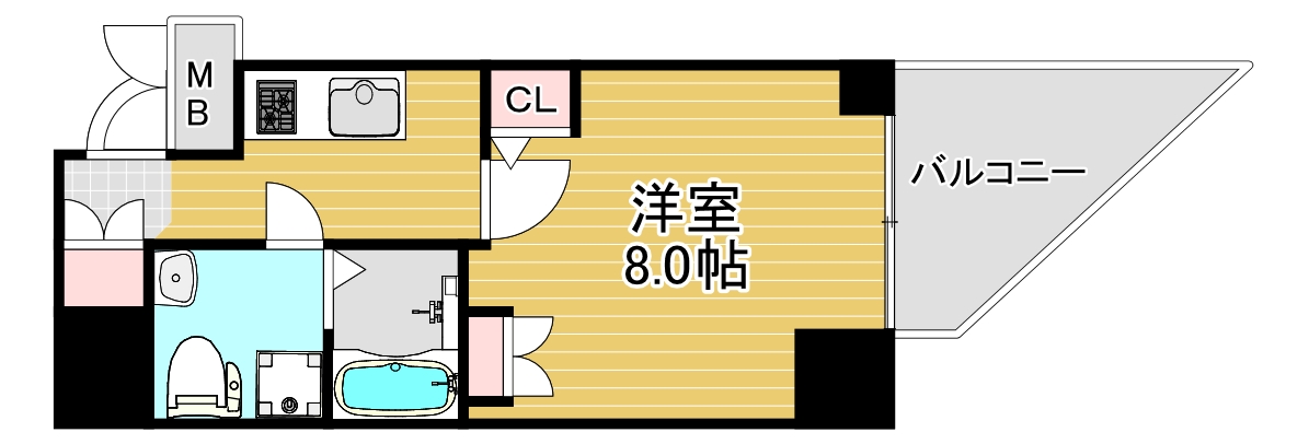 セレニテ福島アリアの間取り