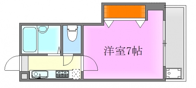 廿日市市地御前のマンションの間取り