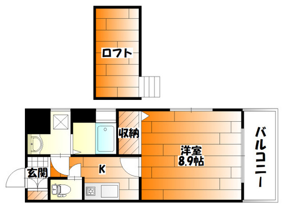 アイビースクエア寺町の間取り