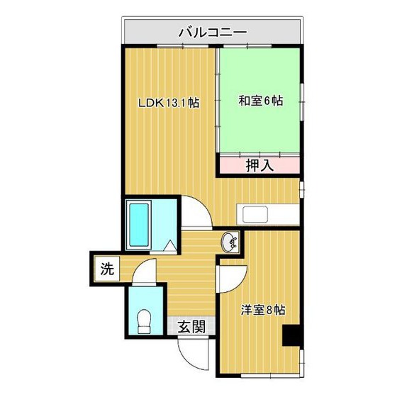 桑島ビルＡ棟の間取り