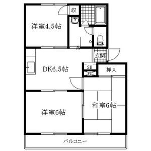 新城市城北のマンションの間取り