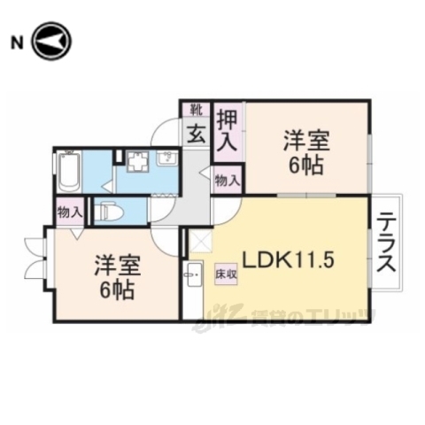 セジュール母の郷の間取り