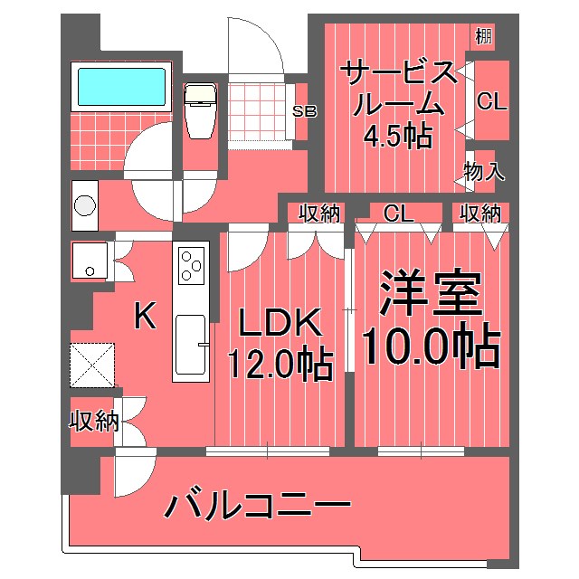 クリオ横浜保土ヶ谷の間取り