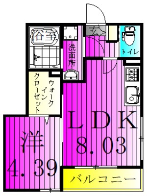 【AJ馬橋Vの間取り】