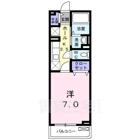 ワン　ウッド　ハイツ2の間取り