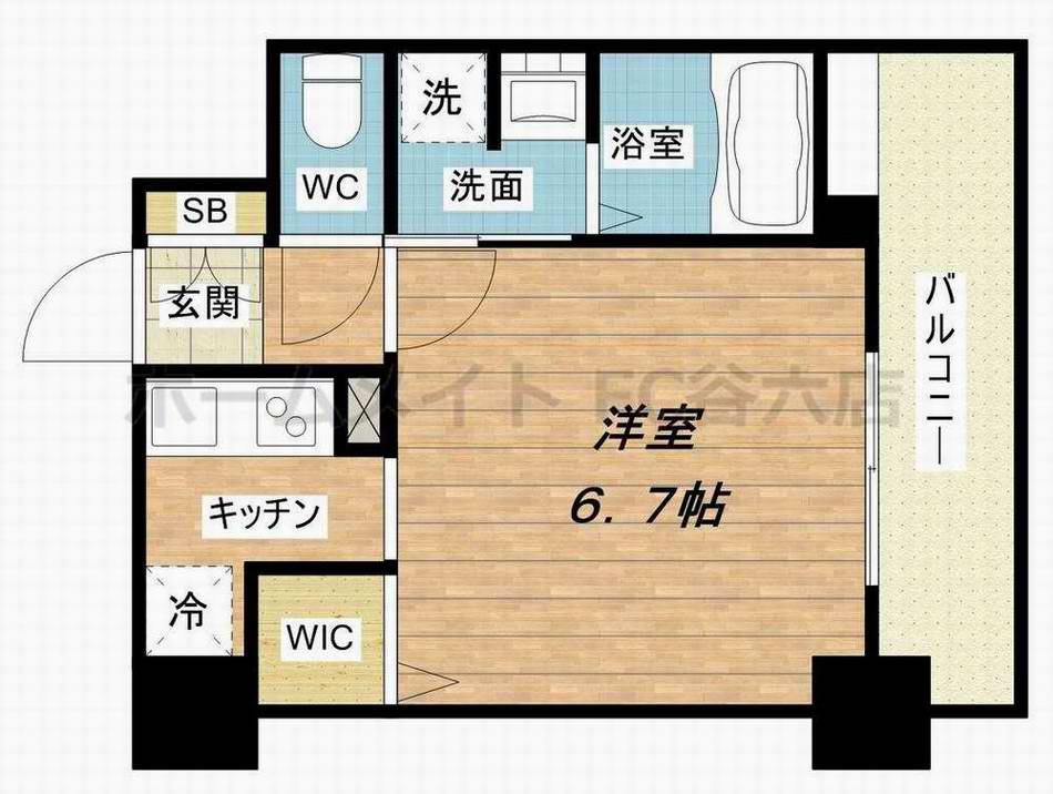 ララプレイスザ・京橋ステラの間取り