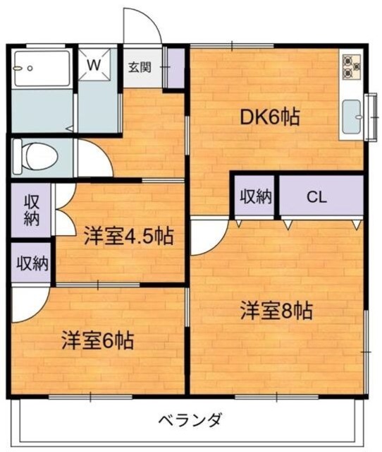 シティハイムグリーン_間取り_0