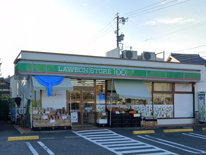 コンビニ　ローソンストア100　島田店（コンビニ）まで400m