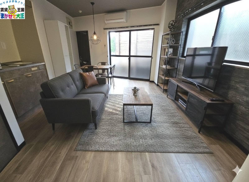 居室・リビング　家具・インテリアはＣＧです