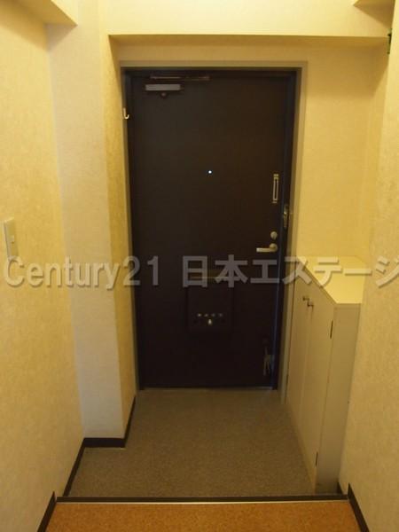 玄関　シューズ入れ完備です