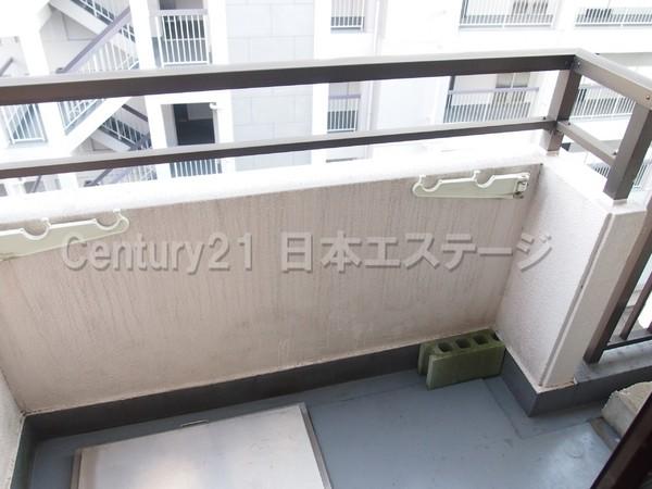 バルコニー　南西向きのバルコニー