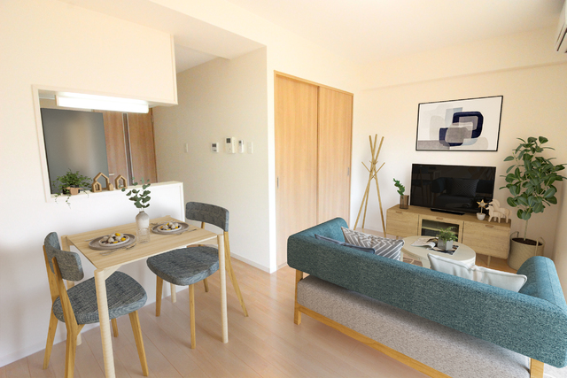 居室・リビング　※家具・家電はＣＧで合成しています