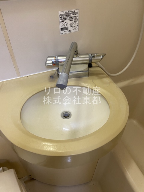 洗面設備　洗面ボウルと鏡もございます☆