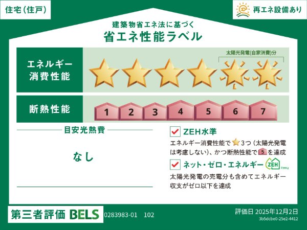省エネ性能ラベル　省エネ性能ラベル