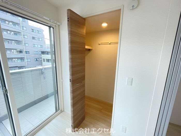 収納　クローゼット付きです。