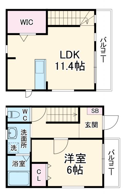 リーブルファイン七宝町IIIの間取り写真