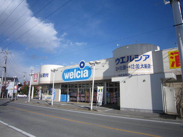 ドラックストア　ウエルシア大里店　徒歩１５分（ドラッグストア）まで1200m
