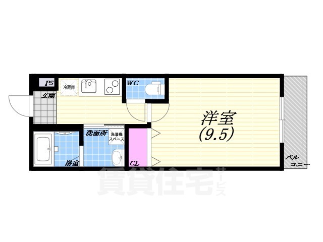 フジパレス西宮久寿川の間取り写真