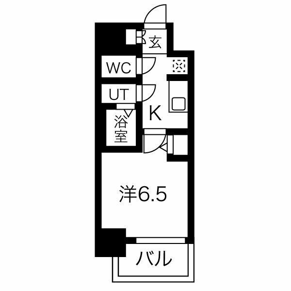 メイクス今池PRIMEの間取り写真