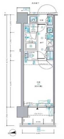 セントラルプレイス新宿御苑前の間取り写真