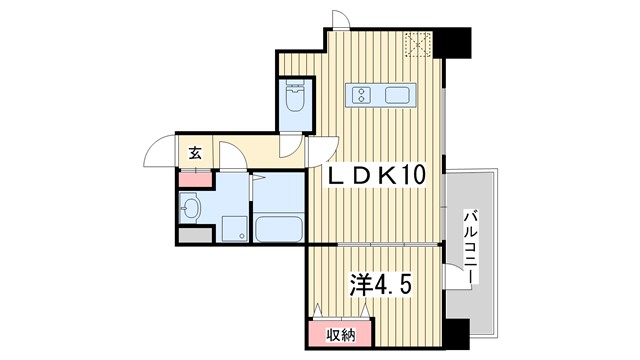 クローナコート烏丸御池の間取り写真