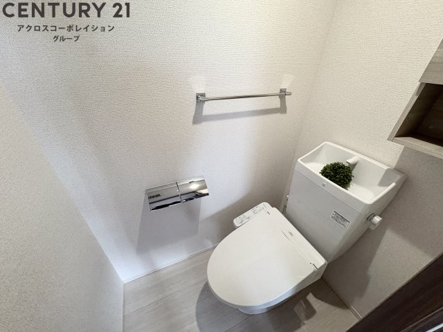 トイレ　ゆったり落ち着けるトイレです