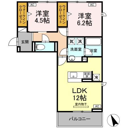メゾンローズの間取り写真